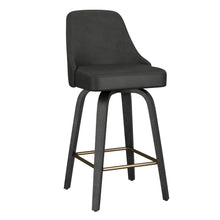 Load image into Gallery viewer, Oakley Swivel Counter Stool - Black
