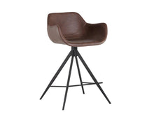 Load image into Gallery viewer, Owen Swivel Counter Stool - Windsorchrome