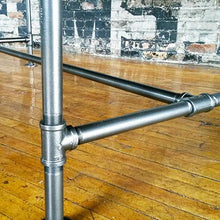 Load image into Gallery viewer, Solid Wood table with Archer Base - Windsorchrome