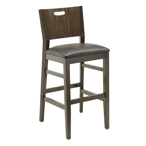 Wood stool Axtrid - Windsorchrome
