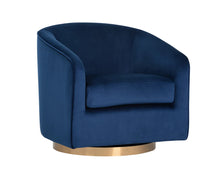 Load image into Gallery viewer, Hazel Swivel Lounge Chair - Gold
