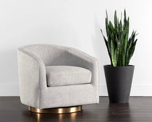 Load image into Gallery viewer, Hazel Swivel Lounge Chair - Gold
