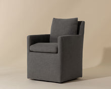 Load image into Gallery viewer, Glenrose Wheeled Dining Armchair
