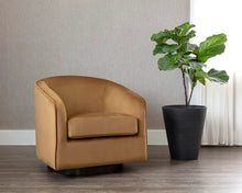 Load image into Gallery viewer, Hazel Swivel Lounge Chair - Dark Bronze
