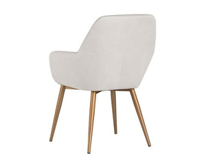 Jayna Dining Armchair - Champagne Gold - Antonio Linen - Windsorchrome