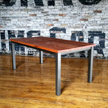 Load image into Gallery viewer, Solid Wood Table with Jackson Base - Windsorchrome
