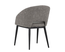 Load image into Gallery viewer, Thatcher Dining Armchair - Black - Antique Grey - Windsorchrome
