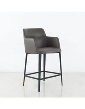 Load image into Gallery viewer, WILLIAMSBURG Leatherette Stool - Windsorchrome
