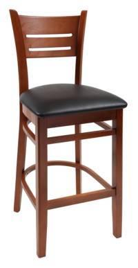Wood stool Danielson - Windsorchrome