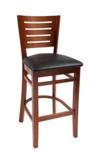 Wood stool Gretchen - Windsorchrome