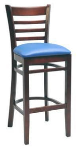 Wood stool Ladder back - Windsorchrome