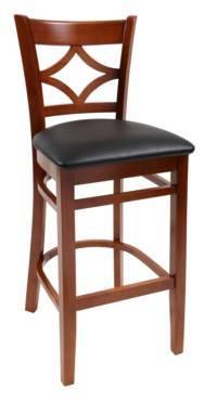 Wood stool Princeton - Windsorchrome