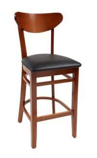 Wood stool Stefano - Windsorchrome